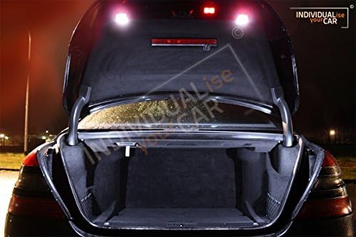 INDIVIDUALise your CAR Innenraumbeleuchtung SET für S Klasse W221 Limousine (Pure-White) Reinweiss,