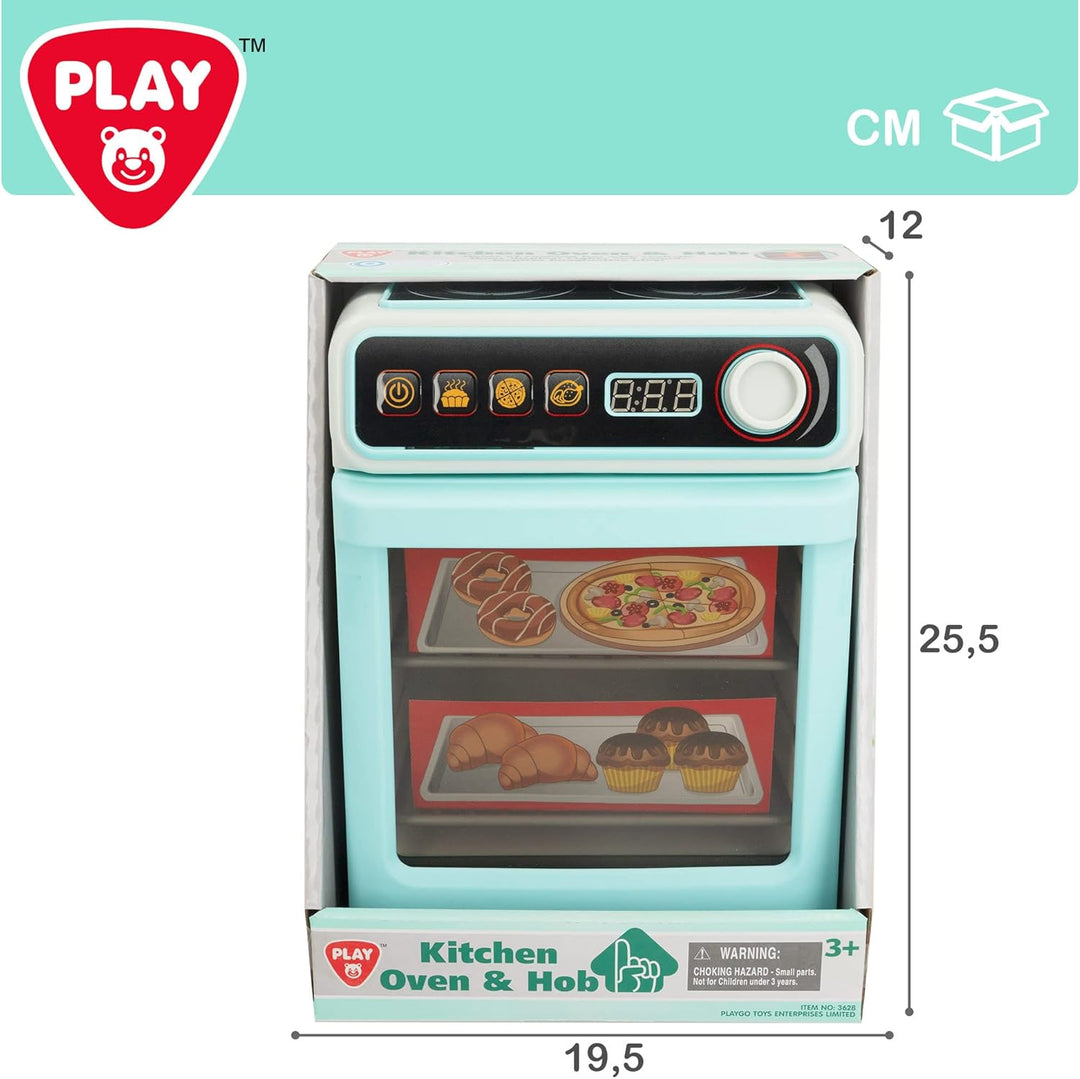 ColorBaby Play 46901 Spielzeugofen mit Lichtern und Geräuschen für Jungen und Mädchen, Mein erster O