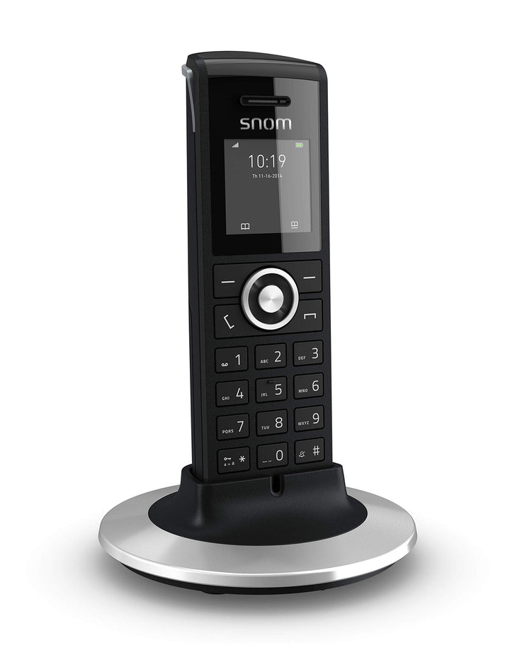 Snom M25 Office DECT-Mobilteil (bis zu 75 Stunden Standby und 7 Stunden Gesprächszeit, 1,4-Zoll-TFT