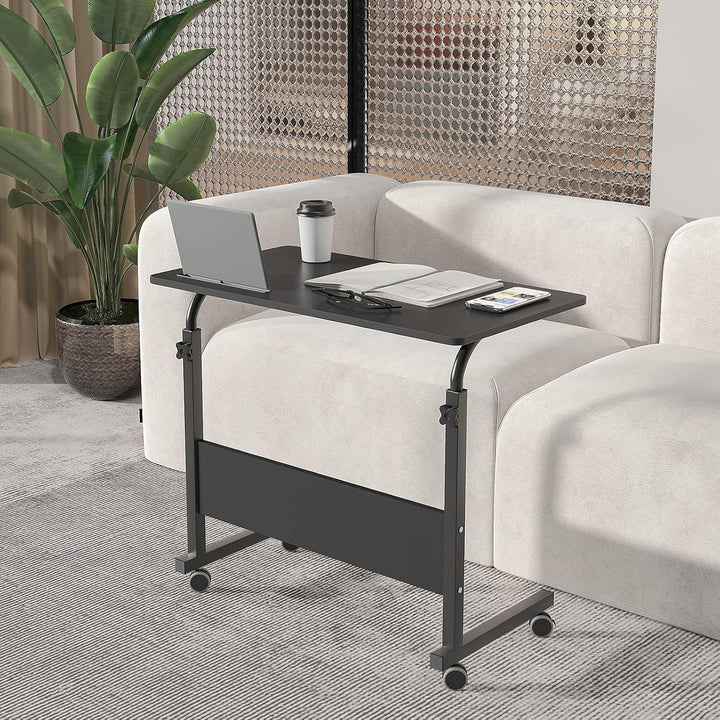 sogesfurniture höhenverstellbar Laptoptisch Computertisch mit Tablet Steckplatz, 80 * 40cm PC Tisch