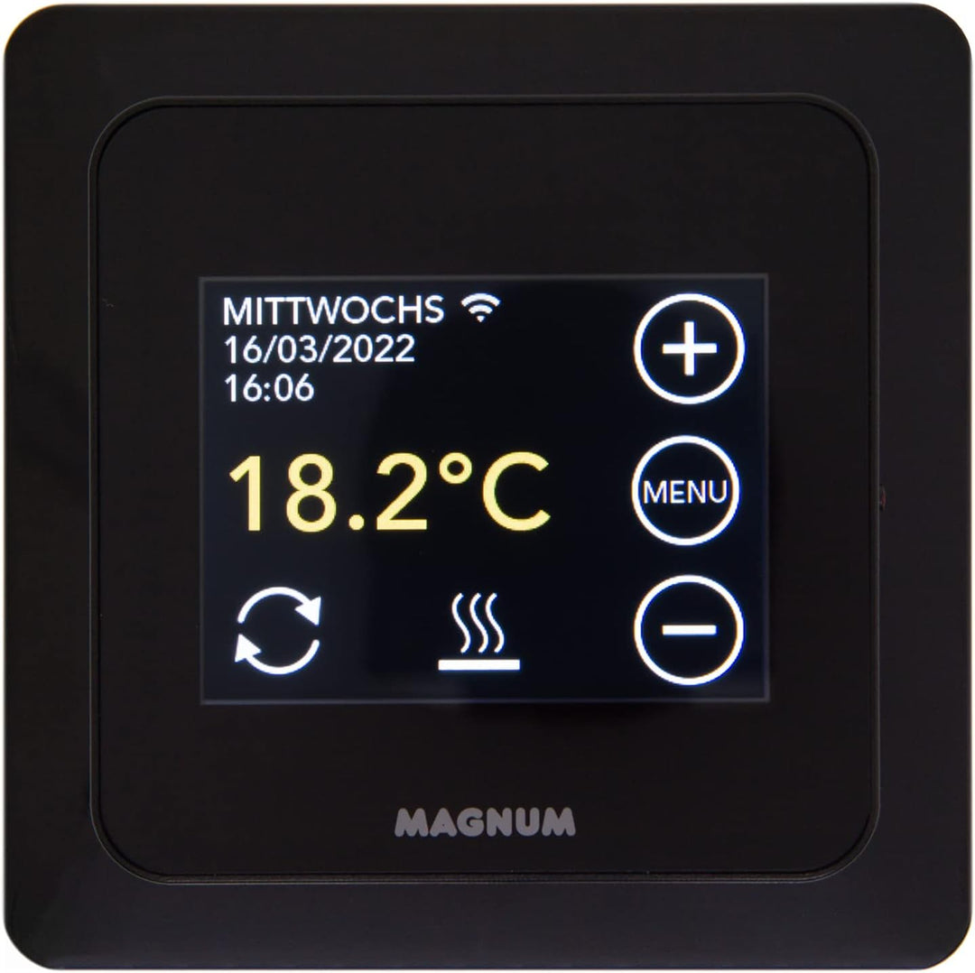 MRC WiFi Smart Thermostat/Raumregler mit Bodenfühler für Fussbodenheizung, Elektro-Heizung, Konvekto