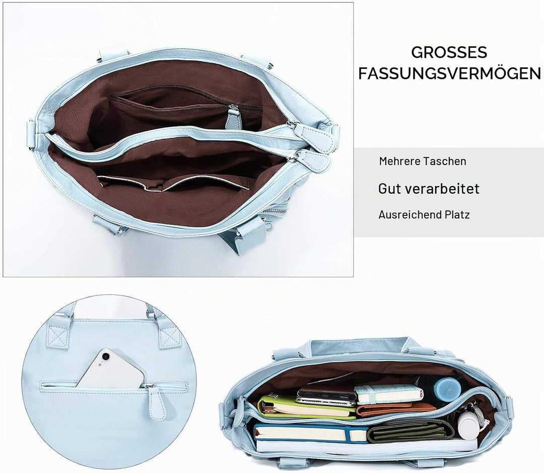 KL928 Handtasche Damen Tasche Umhängetasche Schultertasche Damentaschen gross für Damen Frauentasche