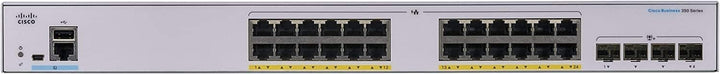 Cisco Business CBS350-24FP-4X Managed Switch | 24 GE-Ports | Full PoE | 4 x 10G-SFP+ | Begrenzter Le