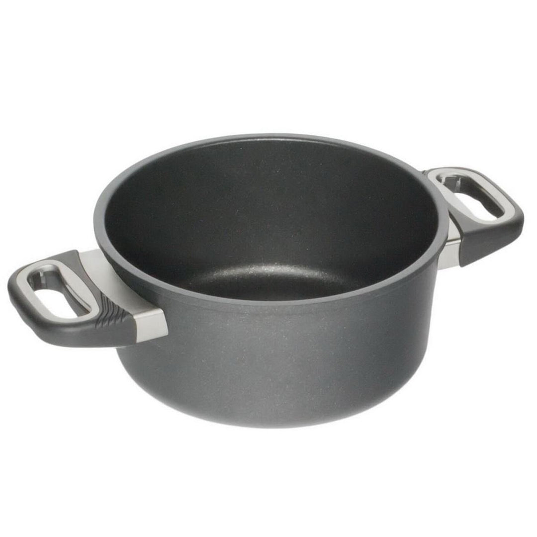 AMT Gastroguss Bratentopf 20 cm Ø, 10 cm hoch, induktionsgeeignet, Lotan® Antihaft-Veredelung, Gussp