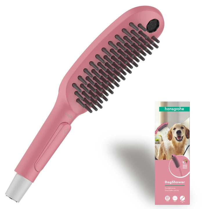 hansgrohe Hundedusche DogShower, Brause wassersparend mit 3 Strahlarten zur Fellpflege von Hunden un