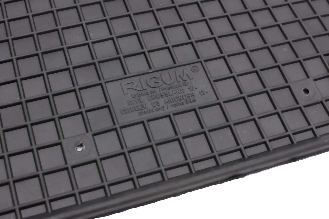 Passgenaue Kofferraumwanne und Gummifussmatten geeignet für Citroen C3 Aircross ab 2017 + Gurtschone