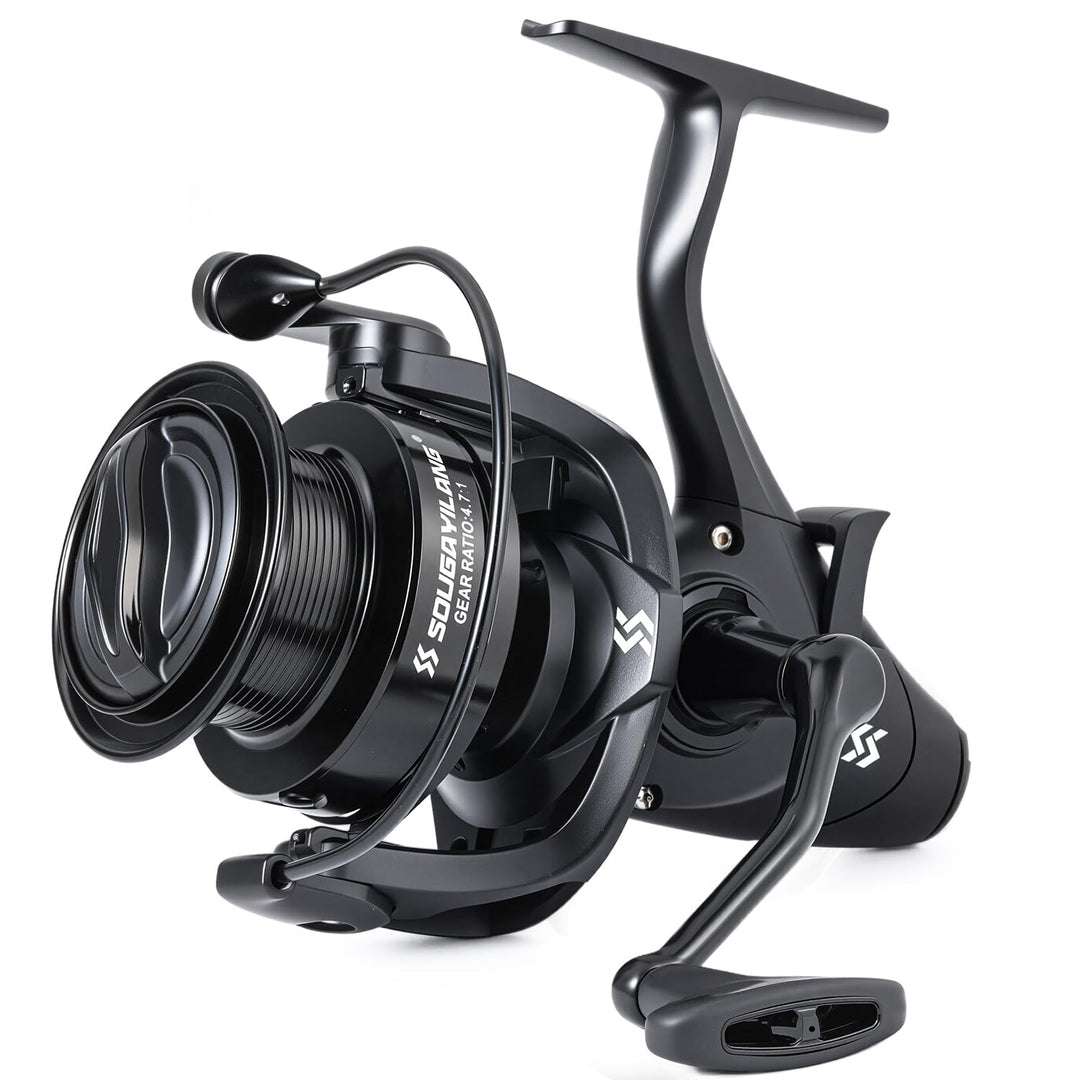 Spinn-Angelrolle – 6 + 1 BB Smooth Drag System, 15 kg Max Drag (6000–7000 Serie) für Süss- und Salzw