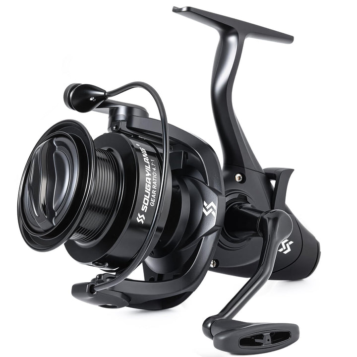 Spinn-Angelrolle – 6 + 1 BB Smooth Drag System, 15 kg Max Drag (6000–7000 Serie) für Süss- und Salzw