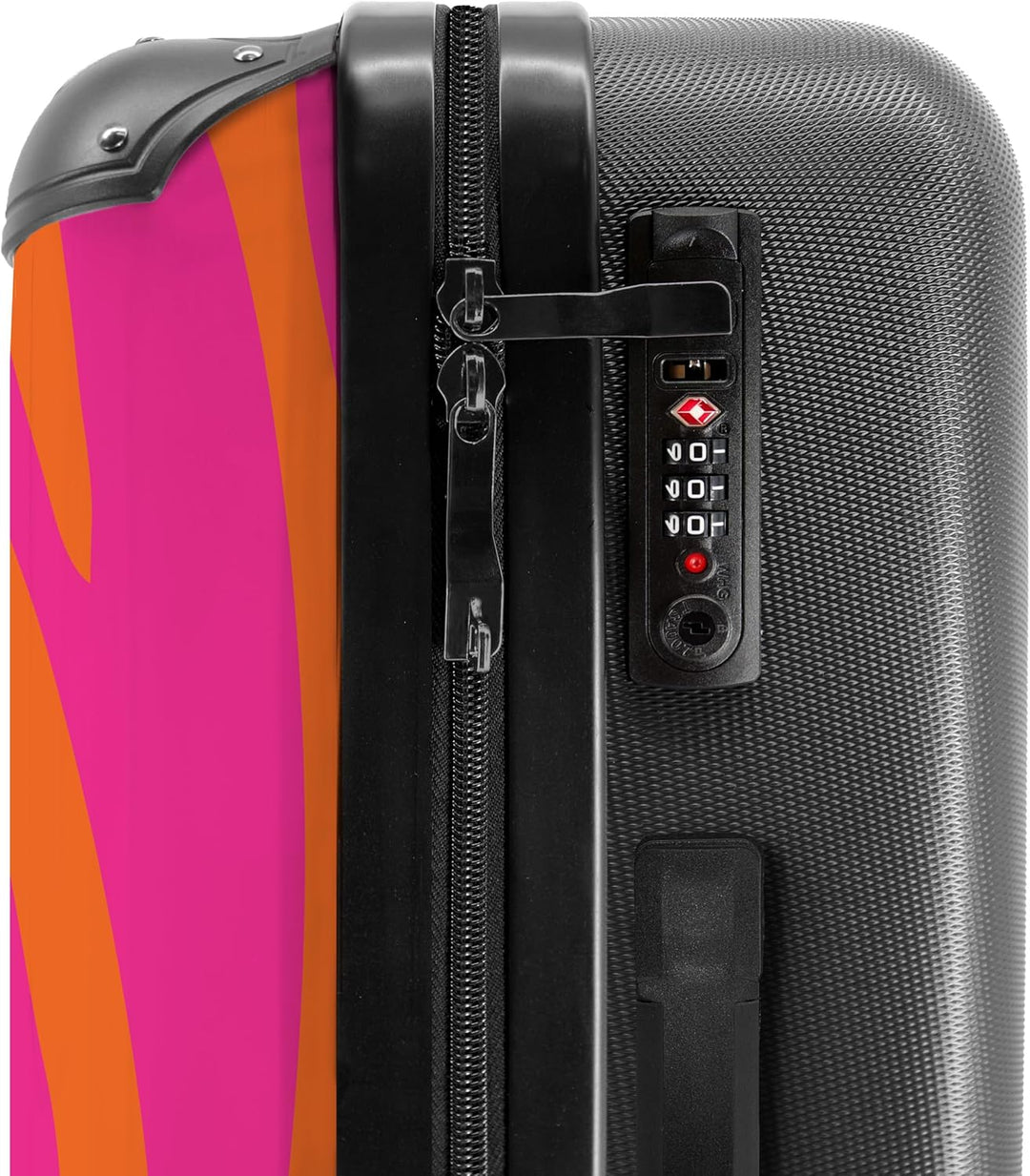 NoBoringSuitcases.com® Reisekoffer 67cm 72L Personalisiert - Grosser Hartschalenkoffer mit Rollen, L