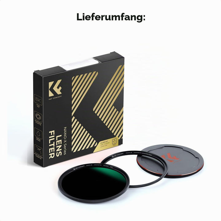 K&amp;F Concept Nano X-Serie Magnetischer ND Filter Graufilter ND1000(10 Blendenstufen) Magnetisches Sch
