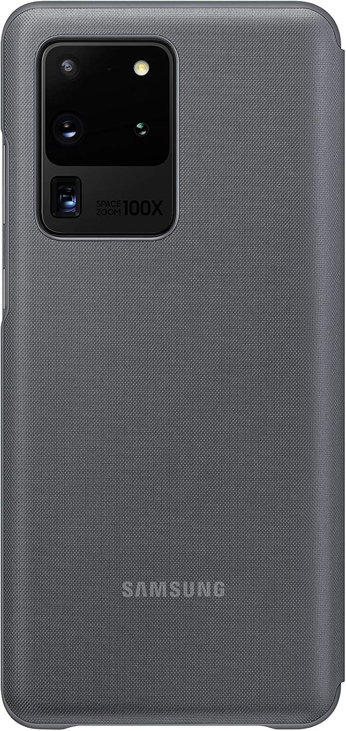 Samsung LED View Smartphone Cover EF-NG988 für Galaxy S20 Ultra Handy-Hülle, LED-Anzeige, Kartenhalt