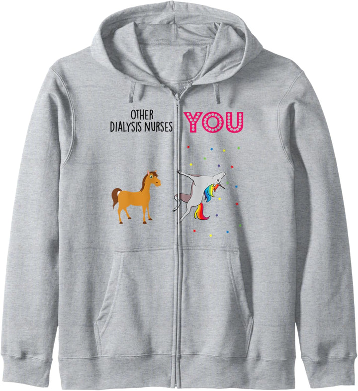 Dialysis Nurse Funny Unicorn Kapuzenjacke