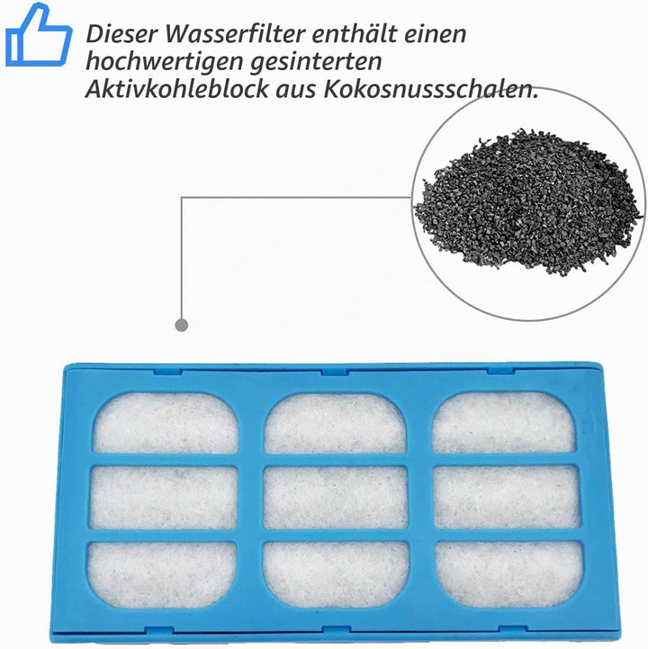 Ersatzfilter Kompatibel mit Cat Mate & Dog Mate Trinkbrunnen, Filter Trinkbrunnen für Hund/Katze Kat