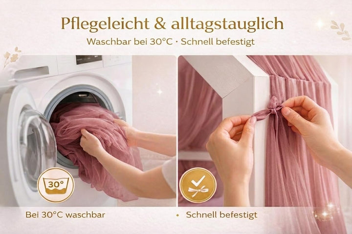 Baby Fancyroom Hausbett Himmel aus Tüll, Handgefertigt, Gekräuselt, Baldachin, Betthimmel für Kinder