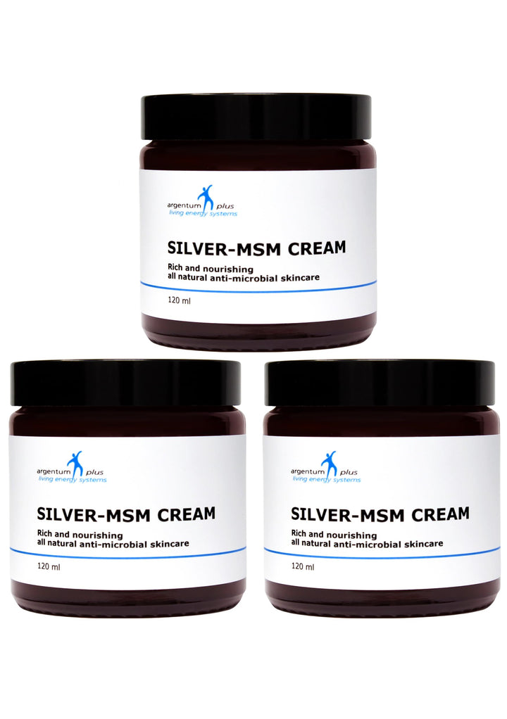Silber-MSM Crème 3 x 120 ml 120 ml (3er Pack), 120 ml (3er Pack)