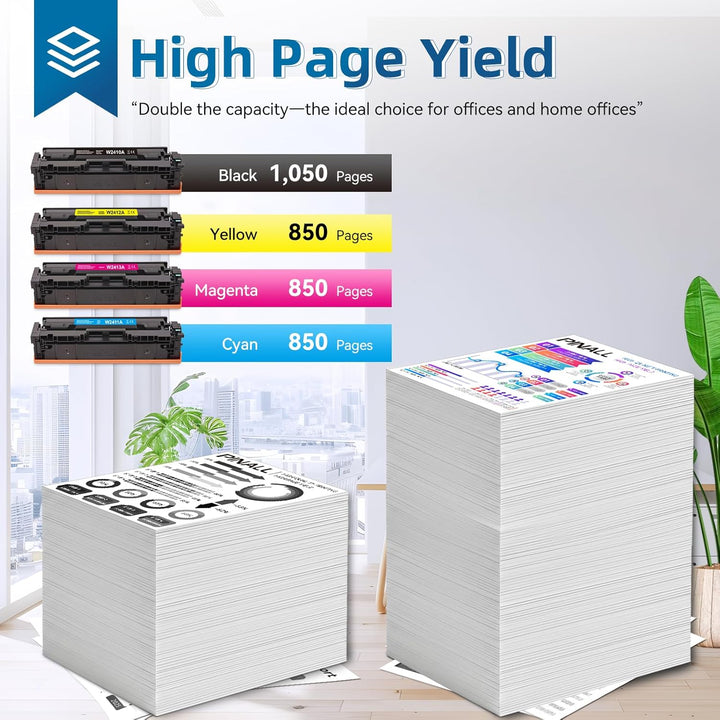 PINALL 216A (MIT CHIP) Kompatibel für HP 216A Toner Color Laserjet Pro MFP M183fw M182nw M182n M155a