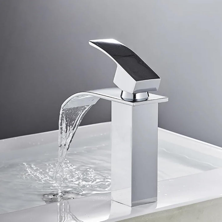 Wasserhahn Bad Wasserfall Wasserhahn Edelstahl Waschbeckenarmatur Waschtischarmatur Waschbecken Arma