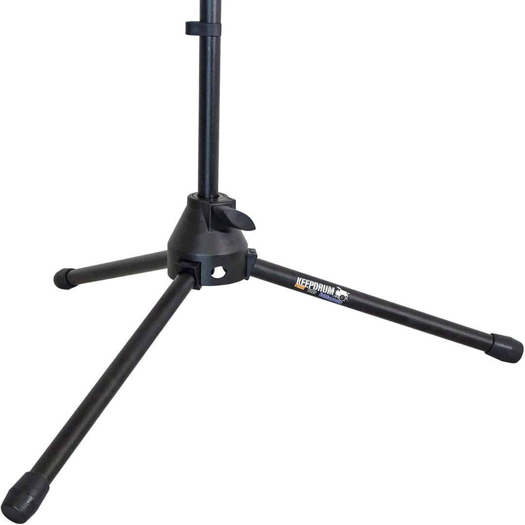 keepdrum EMS013 Mikrofonständer PRO Stativ halbhoch ausziehbar mit Galgen, EMS013