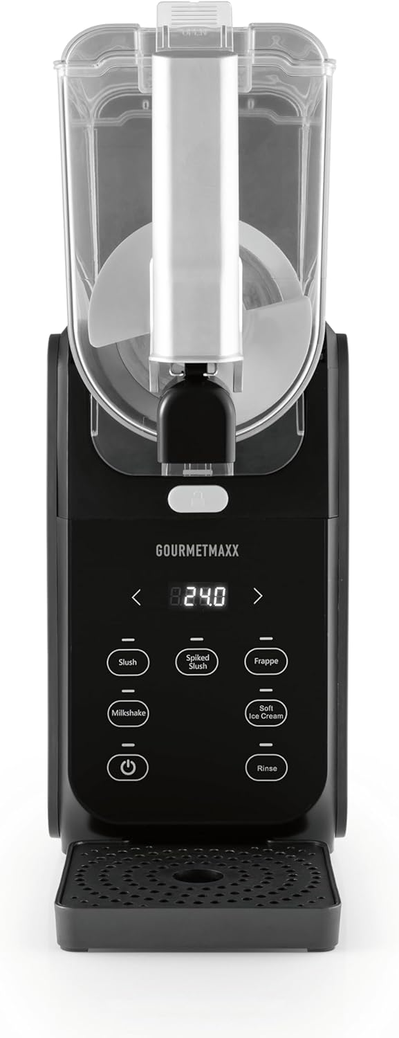GOURMETmaxx FreezeUp Slush Eis Maschine | Slush Ice Maker mit 5 Modi | Slushmaschine für Slushies, M