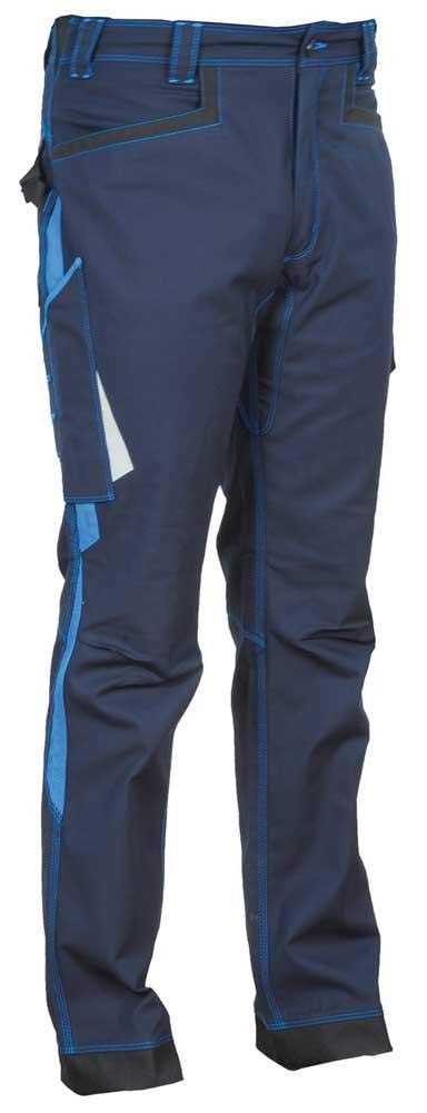 Cofra V482-0-02.Z48 Arbeits Hose "Montijo", Marineblau/Hellblau, Z48 Marineblau/Hellblau Z48, Marine