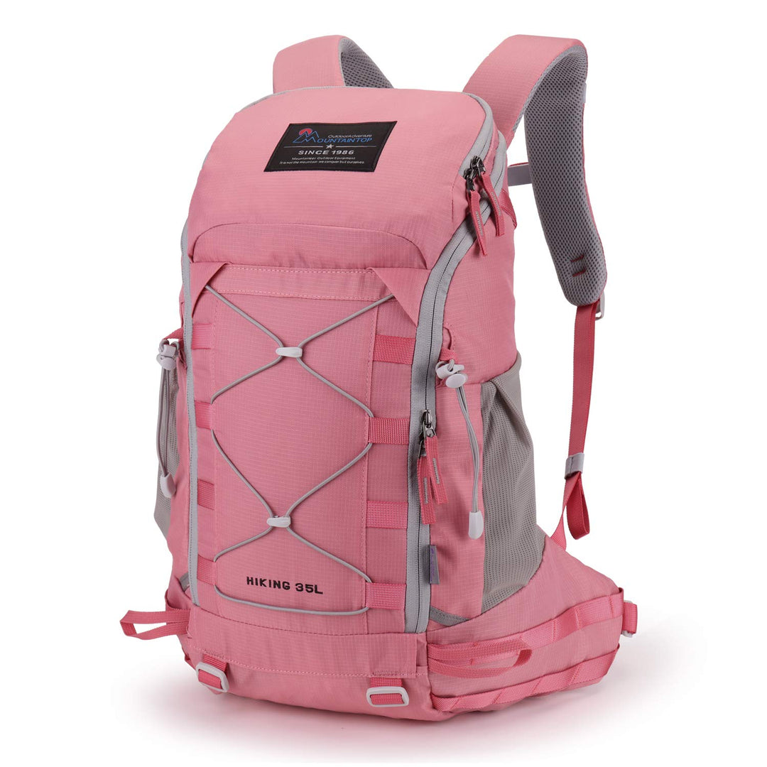 MOUNTAINTOP 35L Wanderrucksack Herren Damen Reiserucksack Trekkingrucksack Leicht Outdoor Camping Ru