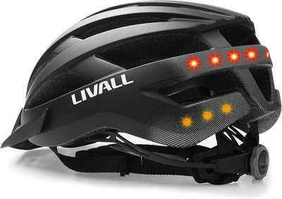 Livall MT1 Neo - Smarter Fahrradhelm mit LED-Lichtsystem, SOS-Alarm System, Multimedia Einheit & Fre