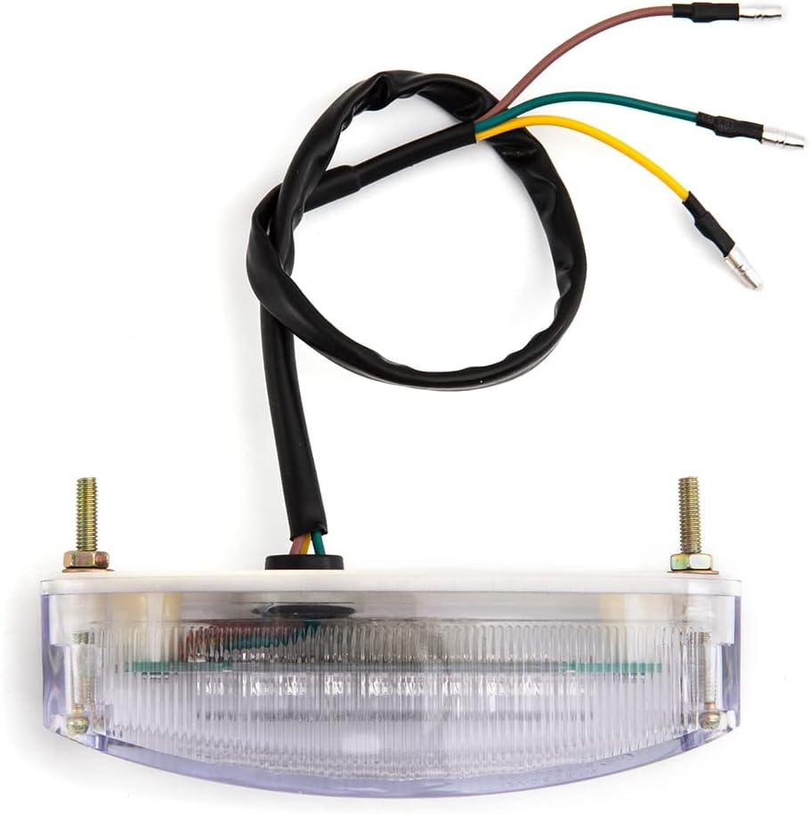 evomosa 28 Led Motorrad ATV Heckbremse Stop Kennzeichenbeleuchtung kompatibel mit ATV LTZ König Quad