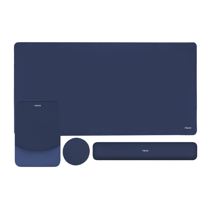 MOSISO Tastatur Mauspad Set,Grosses Mauspad&amp;Rechteckige Tastatur Handgelenkauflage mit Handgelenkauf