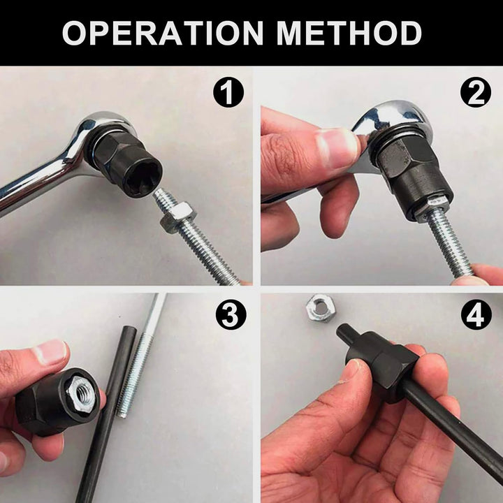 10 Stück HochBolzenextrakt für Nüsse im Aluminiumgehäuse 9-19 MM Einheitsgrösse Set 2, Einheitsgröss