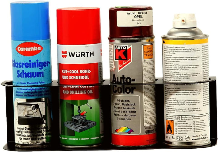 Dosenhalter für Sprühflaschen - Sprühflaschenhalter Spraydosenhalter Werkstatt Halterung für Spraydo