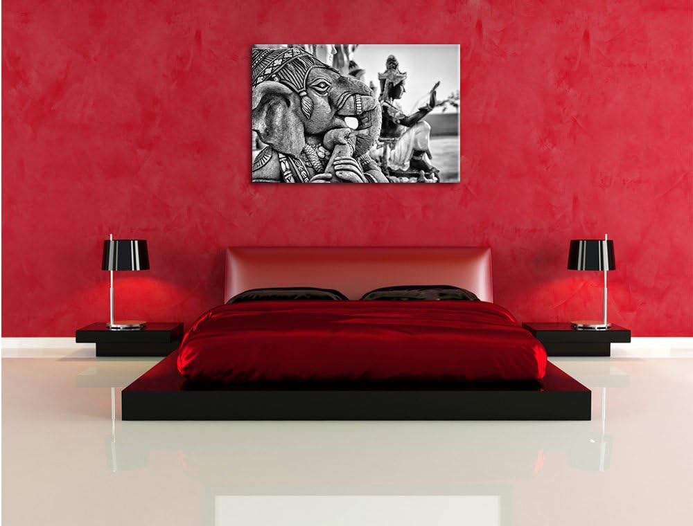 Pixxprint Elefantengottheit in Thailand als Leinwandbild/Grösse: 100x70 cm/Wandbild/Kunstdruck/ferti