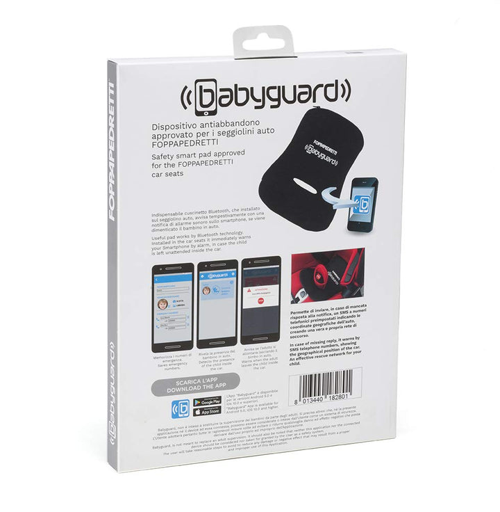 Foppapedretti Babyguard, Anti-Verlassen-Vorrichtung, System mit integrierten Sensoren, Polyester, sc