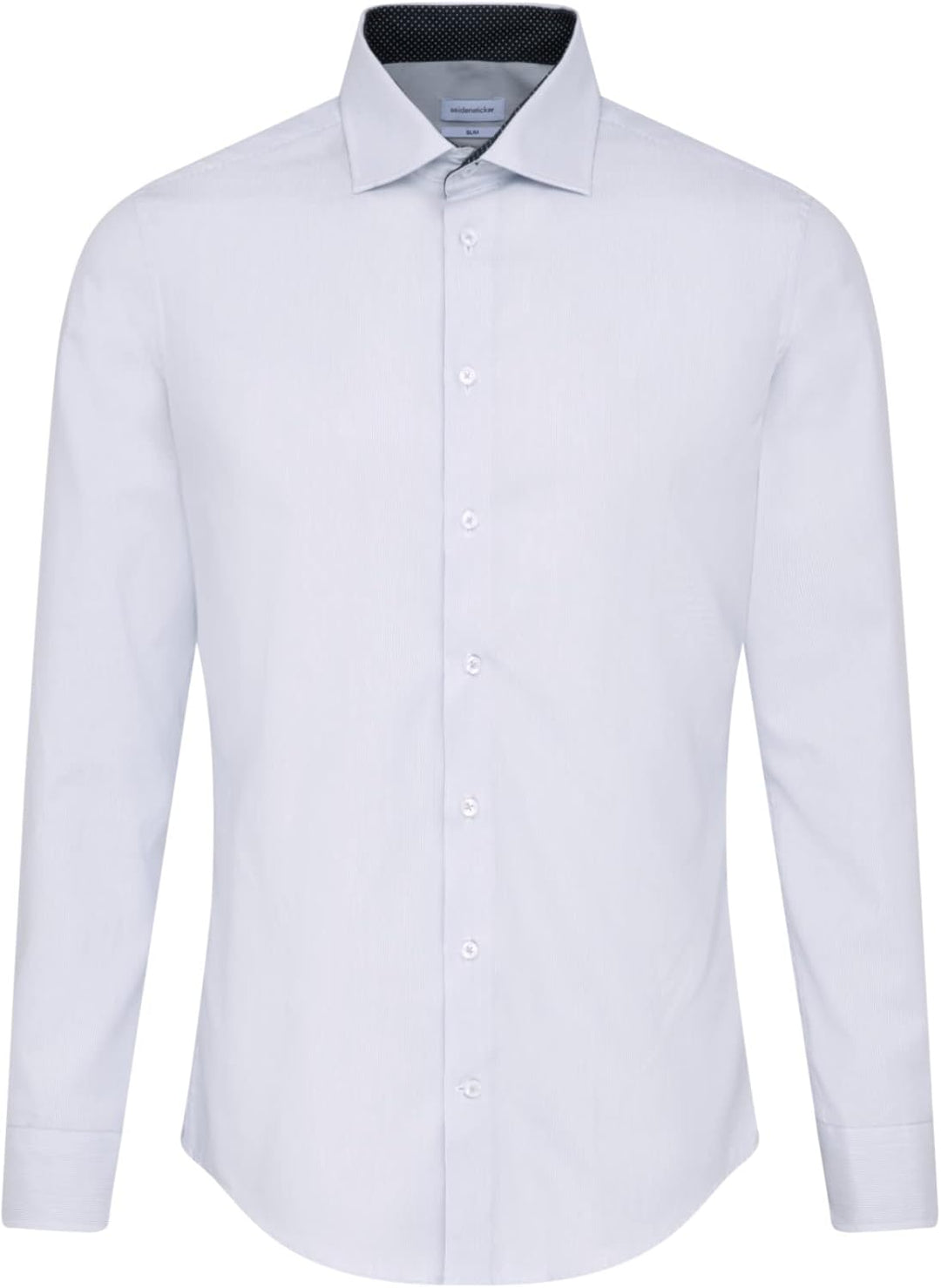 Seidensticker Herren Men Slim Patch Longsleeve Cotton Hemd 36 Hellblau(653700), 36 Hellblau(653700)