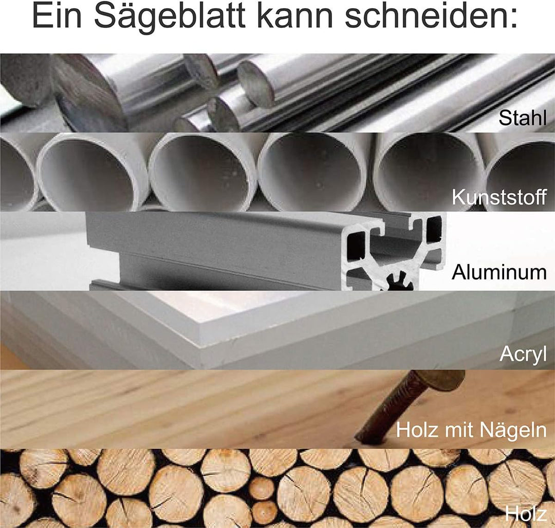 TWIN-TOWN HM Multifunktions-Kreissägeblatt 190 x 30 mm Z20 ist ideal zum Sägen von Holz, Stahl, Alum