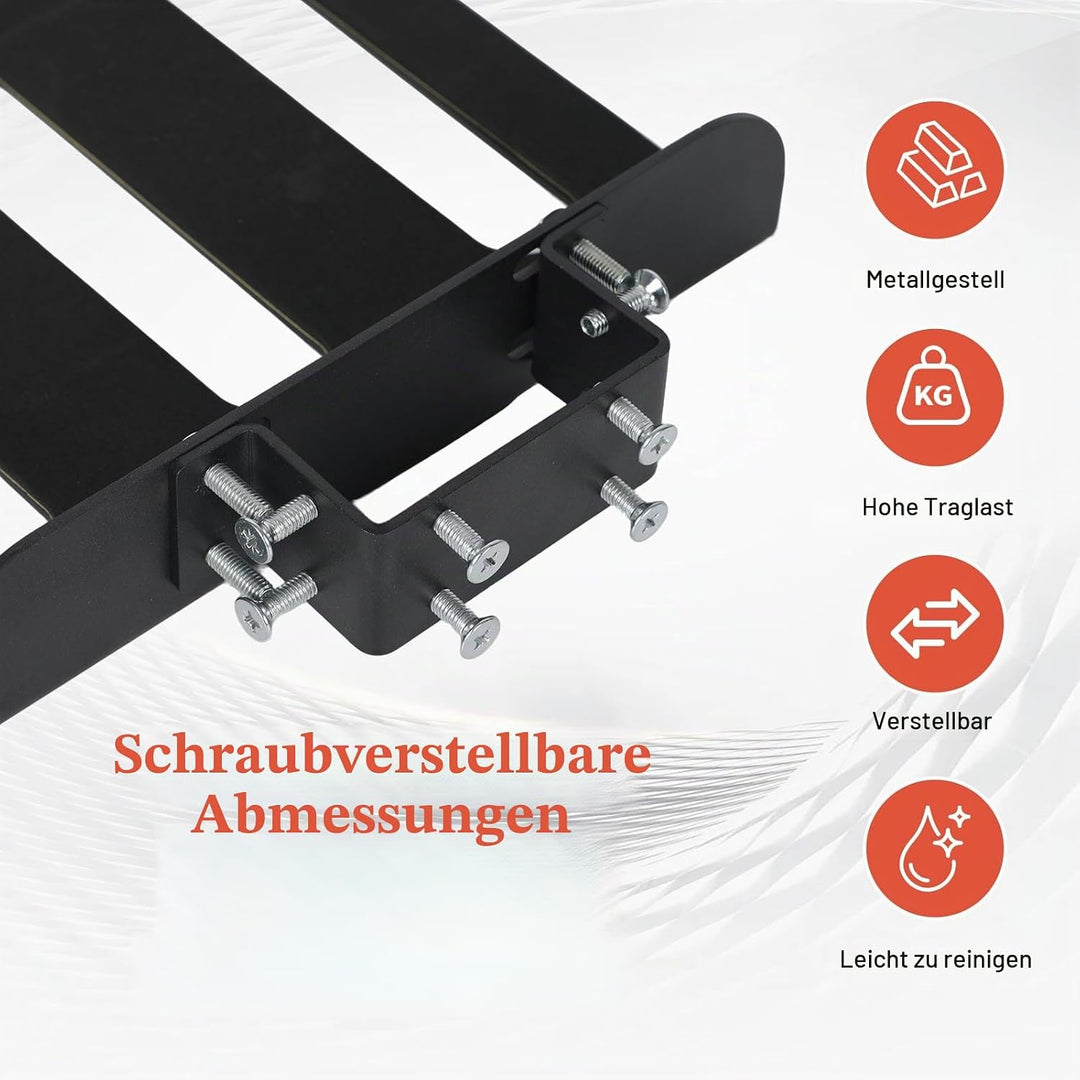 PC Halterung Unter Schreibtisch, PC Wandhalterung für Meisten Computergehäuse, Heavy Duty Computerge
