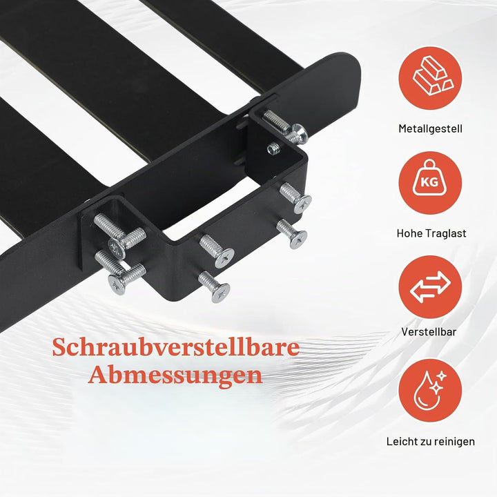 PC Halterung Unter Schreibtisch, PC Wandhalterung für Meisten Computergehäuse, Heavy Duty Computerge