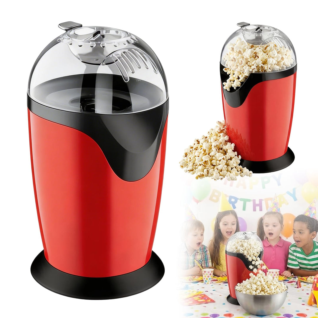 Heissluft Popcornmaschine, Heissluft Popcorn Maker, Ölfrei &amp; Fettfrei, Popcorn Maker Maschine, Gesun