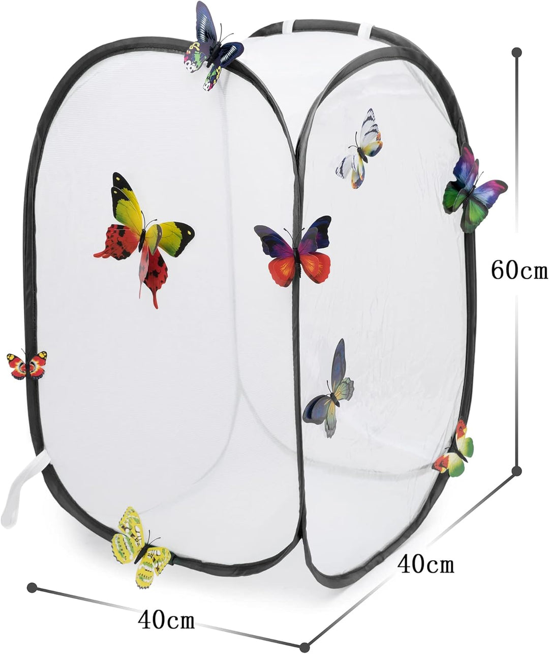 Hyindoor Insekt Und Schmetterling Habitat Käfig Terrarium Schutz Käfig Schwarz, Schwarz