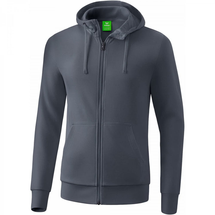 Erima Herren Basic Kapuzensweat Jacke L Slate Grey, L Slate Grey