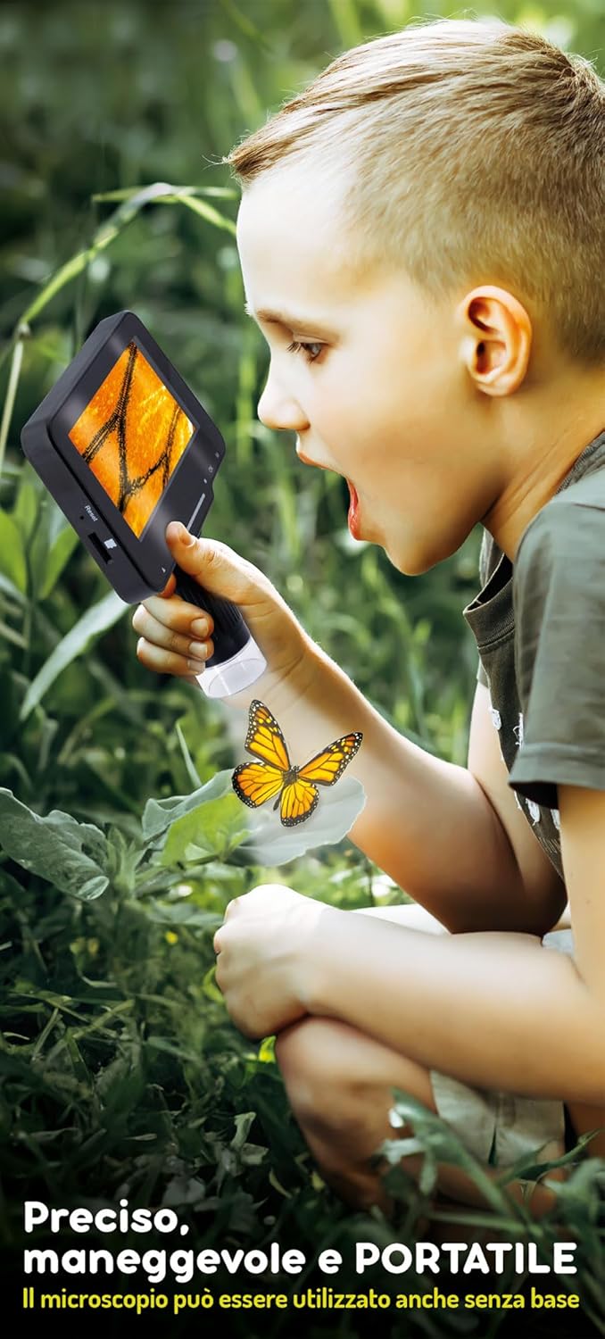 Lisciani Giochi - Hi-Tech Pädagogisches Mikroskop, 109869