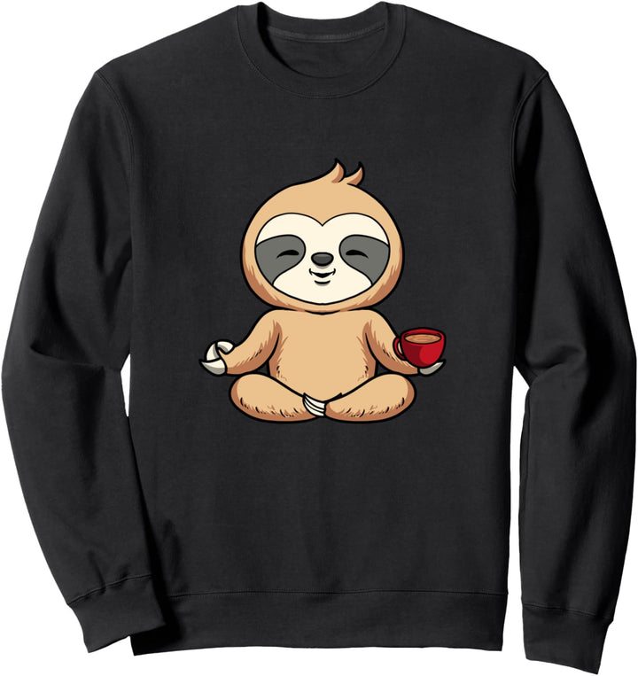 Faultier Faulheit Baumfaultier - Tier Wildnis Faultier Sweatshirt