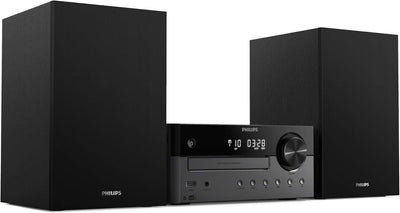 Philips M4505/12 Mini Stereoanlage mit Bluetooth & Oehlbach Radio Rod FM DAB+ Stabantenne für DAB+ F