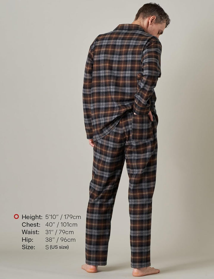 LAPASA Herren Pyjama-Set Schlafanzugset (Extra Warm Flecce Set M129, Wärmer Flanell Set M95, Warm Fl