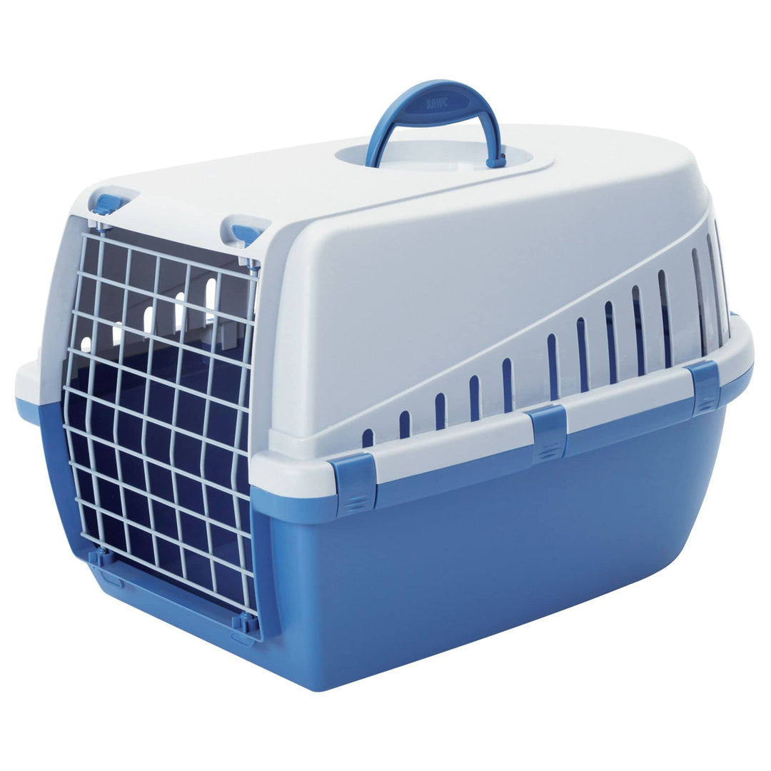 Savic Trotter 3 Transportbox Atlantic Blue, hellgrau, 60,5 x 40,5 x 39 cm Blau/Grau L 61 x B 41 x H