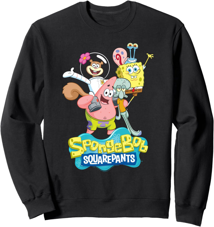 SpongeBob SquarePants Sandy, Patrick, Gary and Squidward Sweatshirt