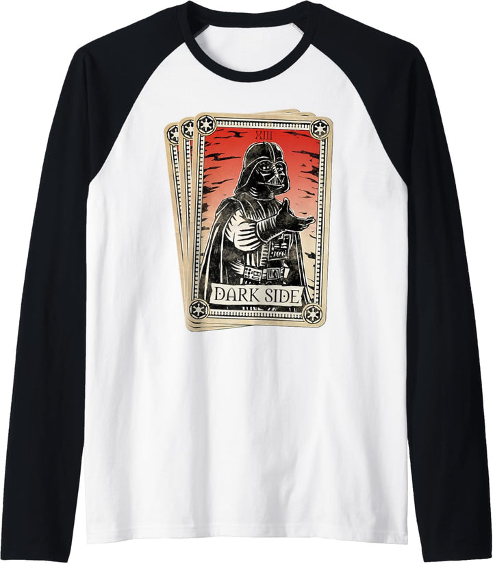 Star Wars Darth Vader Dark Side Tarot Card Raglan