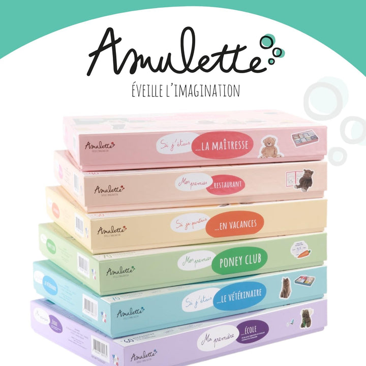 Amulette - Set SI Je était la Maîtresse - Lernspiel 6 bis 10 Jahre - 80+ Zubehör zum Spielen Grundsc