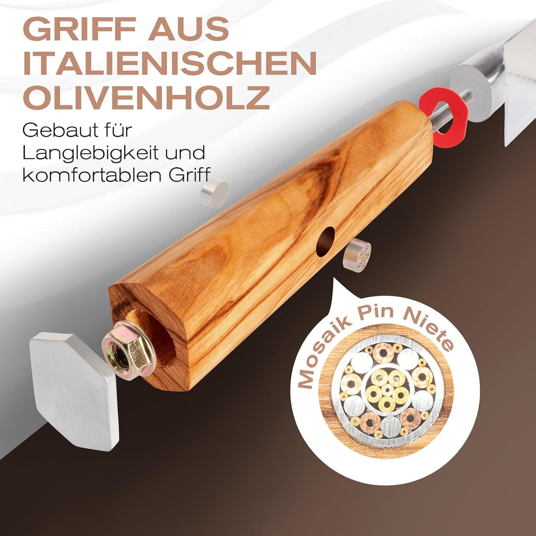 Damastmesser Allzweckmesser Küche Mit Extrem Scharf 12,5 cm Klinge Aus 67 Lagen VG-10 Damaststahl Of