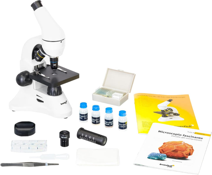 Levenhuk Rainbow 50L Plus Moonstone Wissenschafts- und Bildungsset mit Leistungsstarkem Mikroskop mi