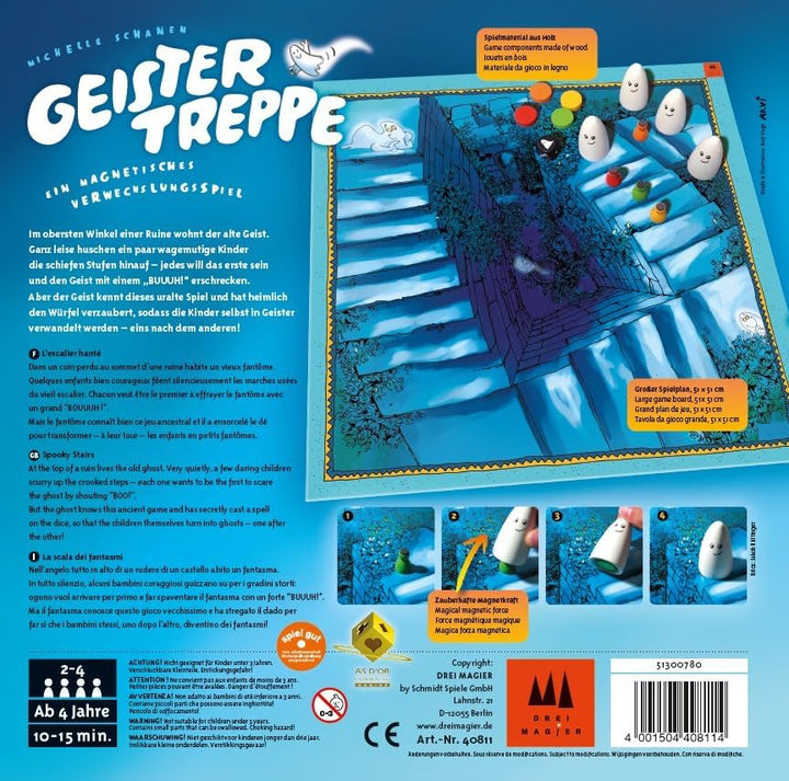 Drei Magier Spiele 40811 - Geistertreppe, Kinderspiel des Jahres 2004